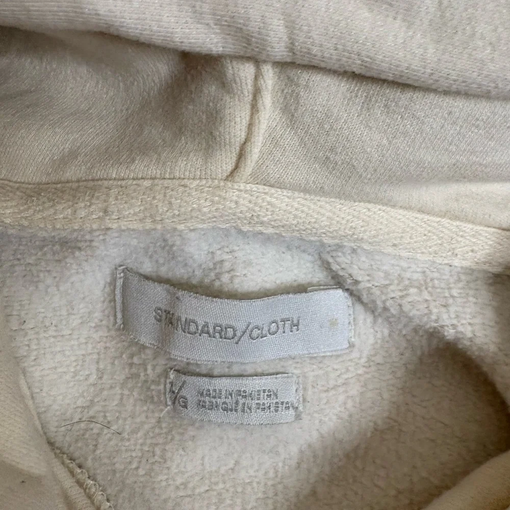 Urban Outfitters Standard Cloth Light Ivory Oversized Hoodie Men’s Large